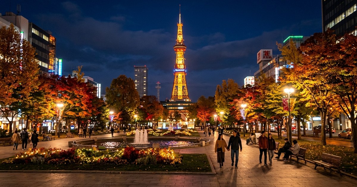 札幌観光は1日でどこまで回れる?大通公園から藻岩山の夜景まで巡る王道コース