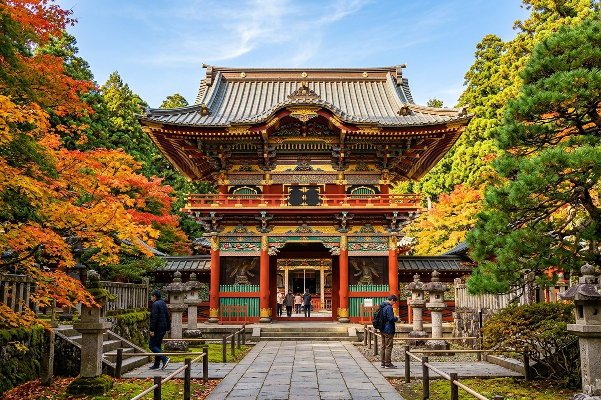 豪華絢爛な色彩が美しい瑞鳳殿の建築(仙台のイメージ)